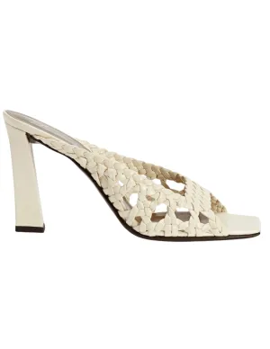 Giuseppe Zanotti Gz Mya Cage Woven Leather Sandal