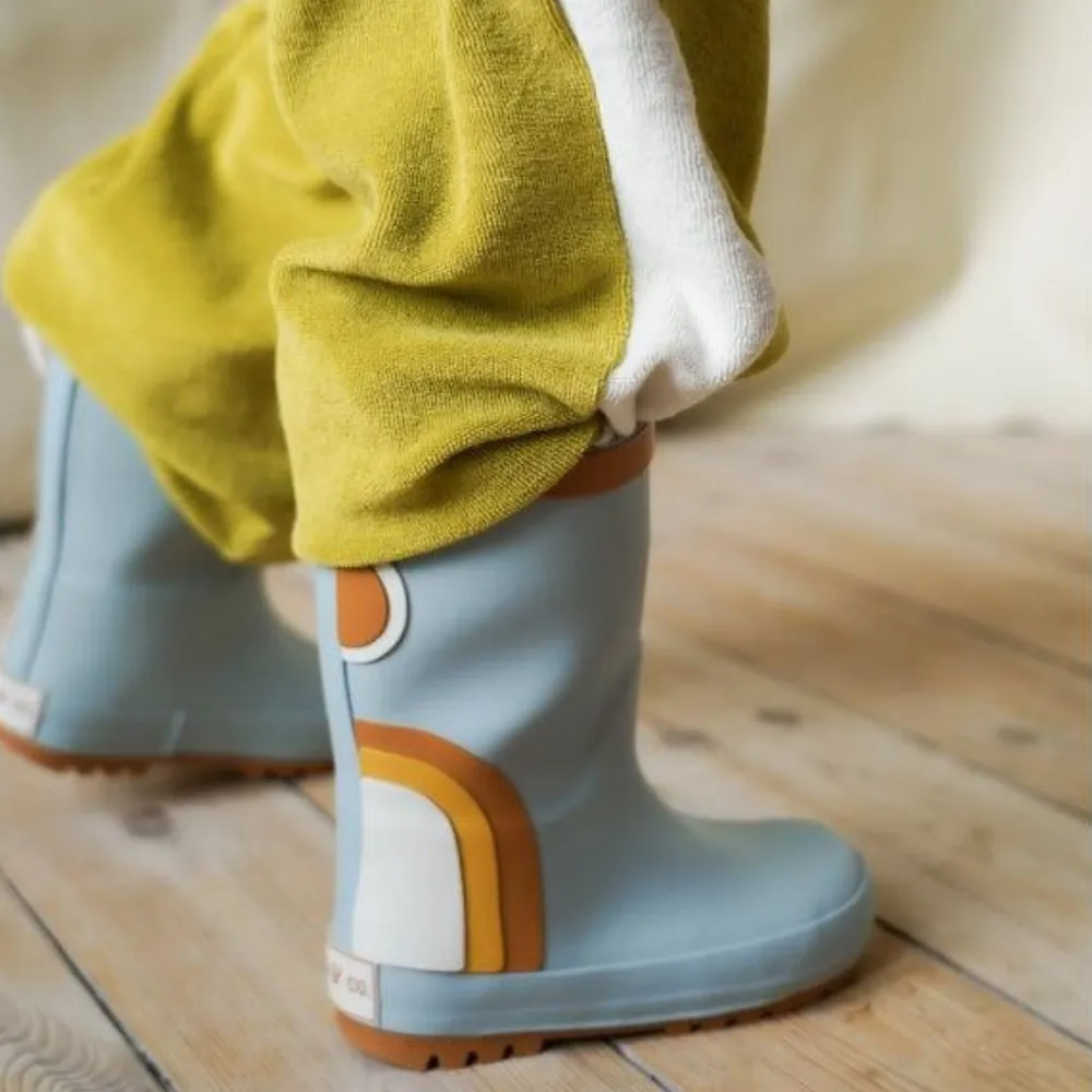 Grech & Co. Childrens Rain Boots - Light Blue