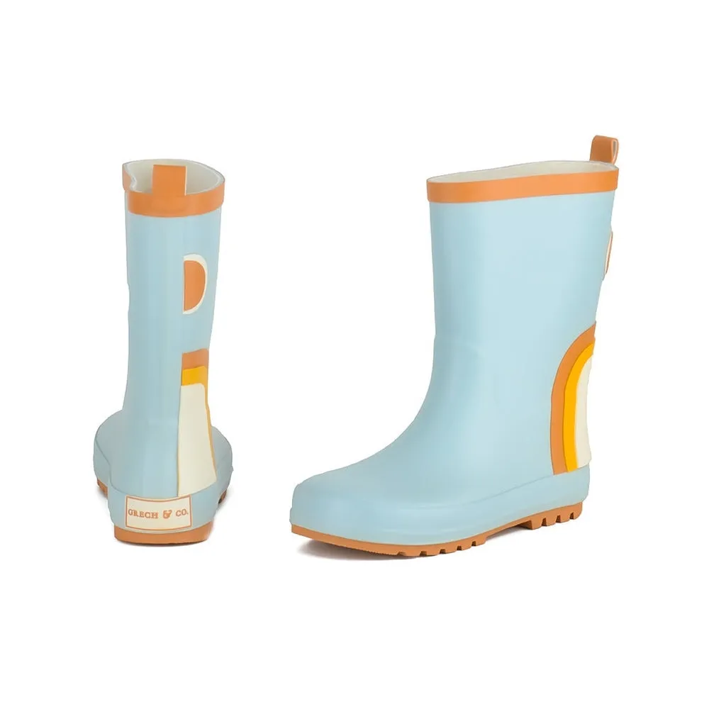 Grech & Co. Childrens Rain Boots - Light Blue