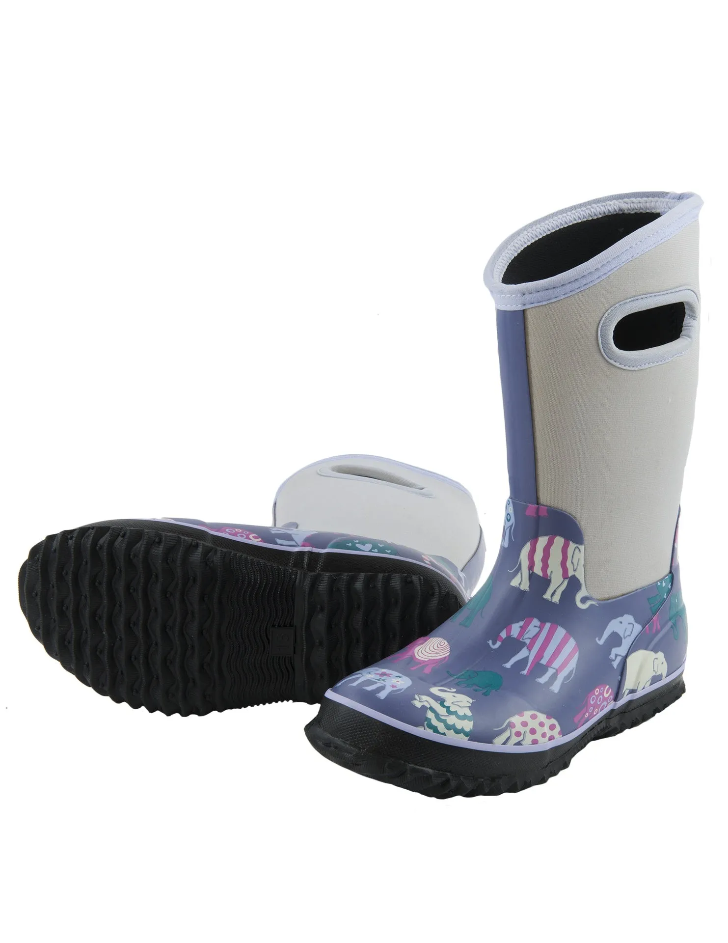 Hatley All Weather Boots - Patterned Elephants