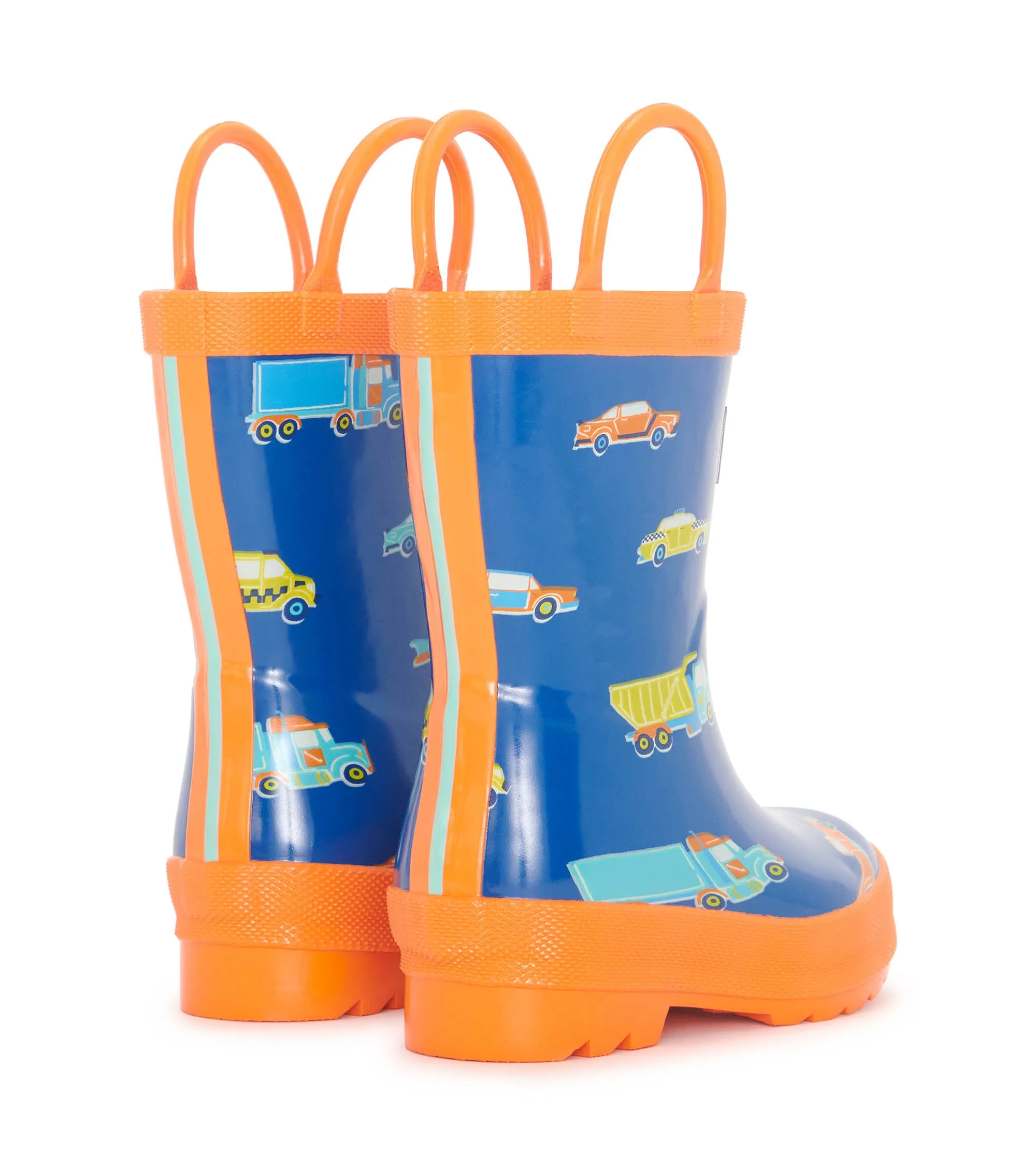 Hatley Preschool Rain Boots Driving Cars