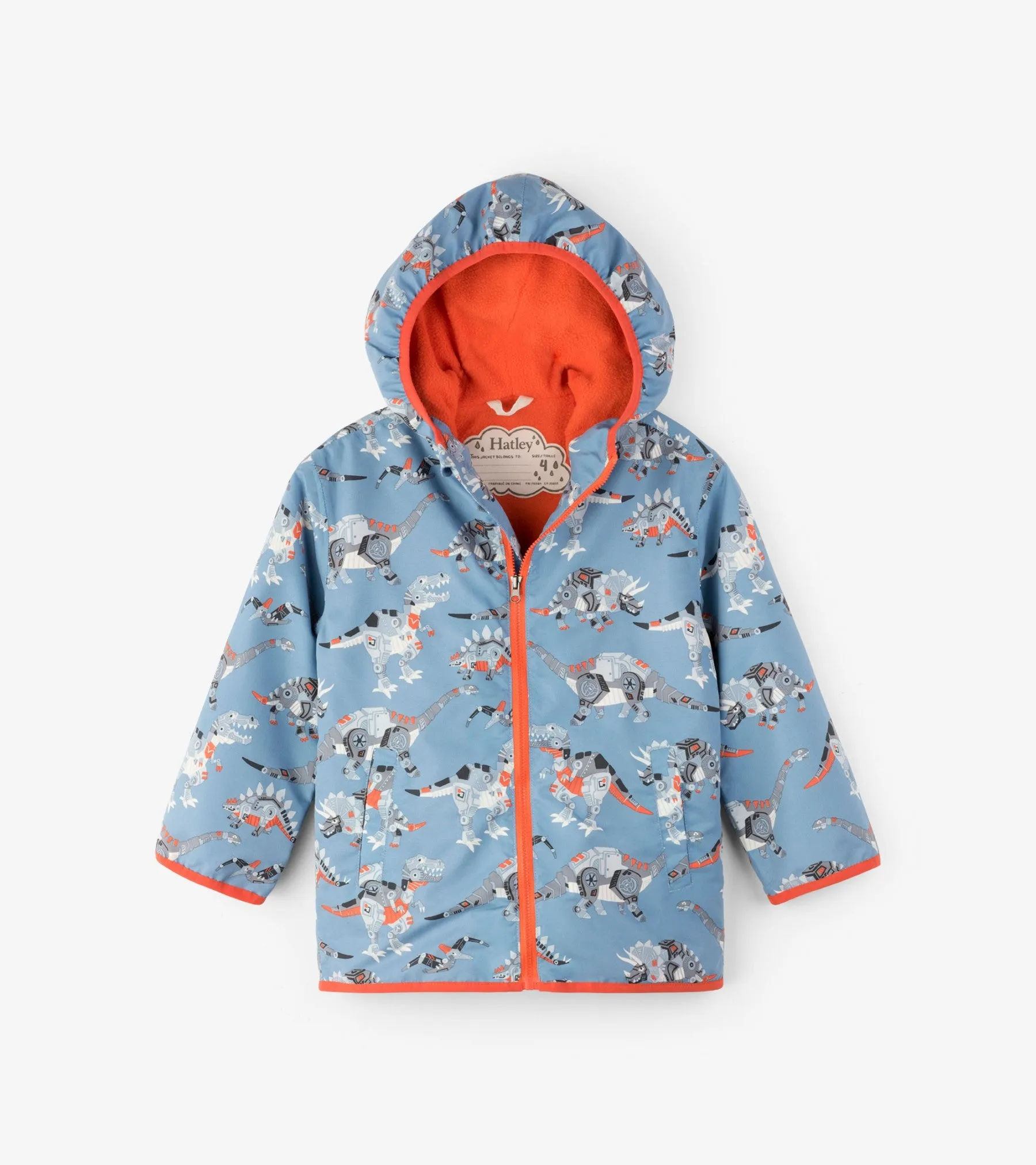 Hatley Rain Jacket - Robotic Dinos