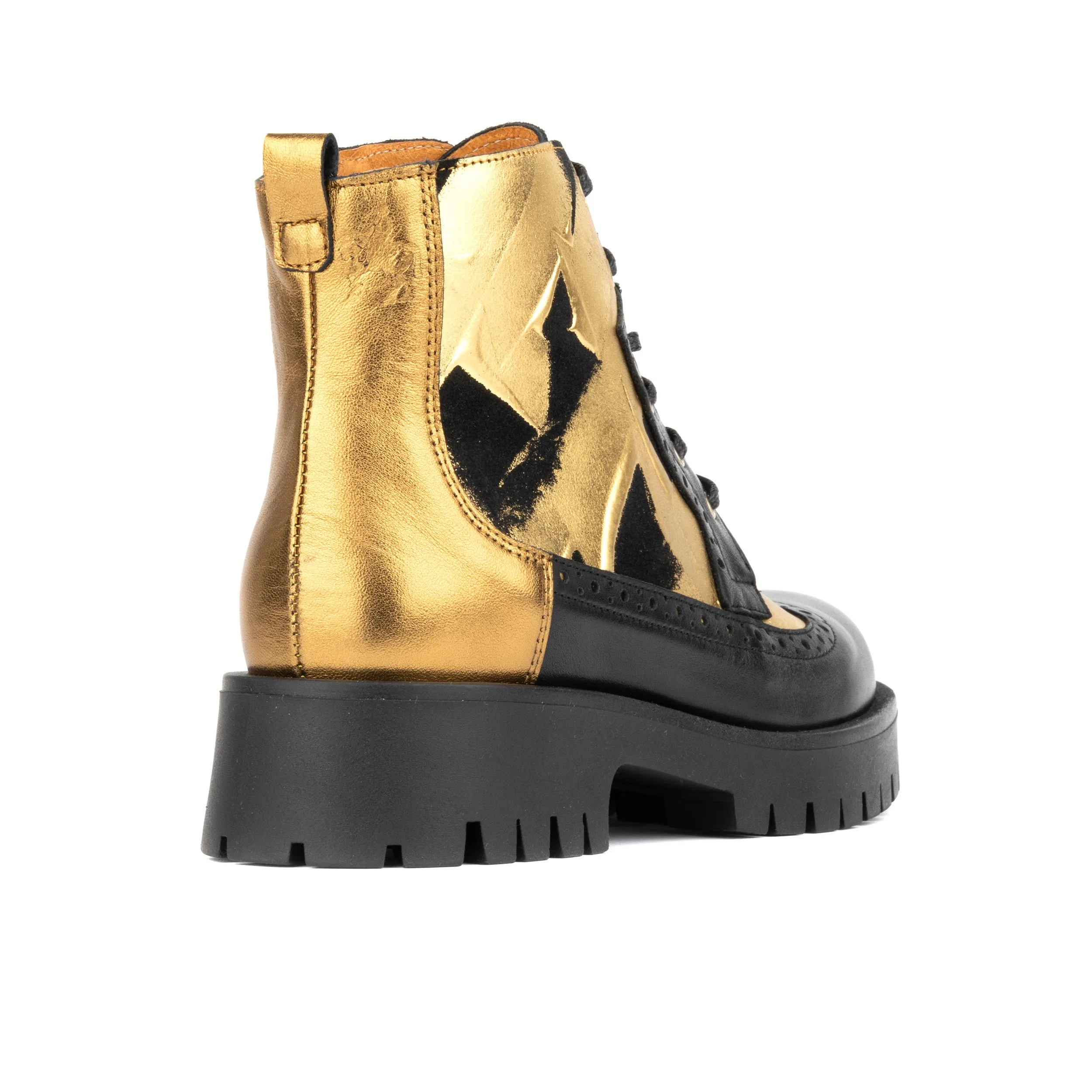 Hatter Platform - Gold & Black