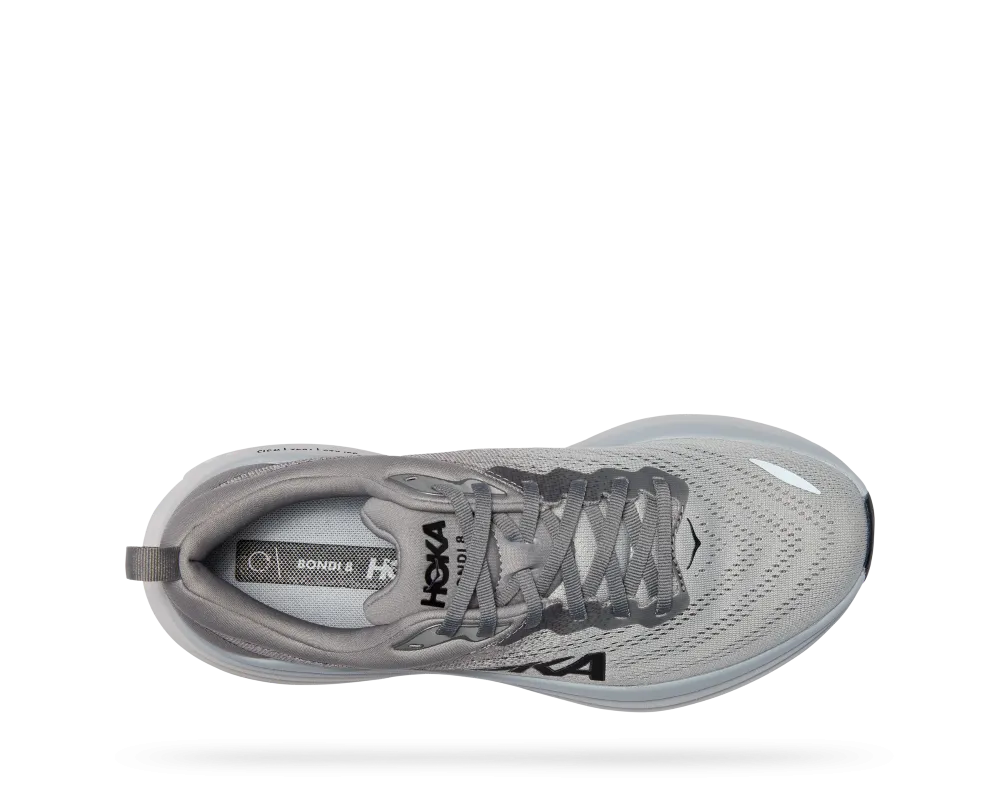 'HOKA' Men's Bondi 8 - Sharkskin / Harbor Mist (X-Wide)