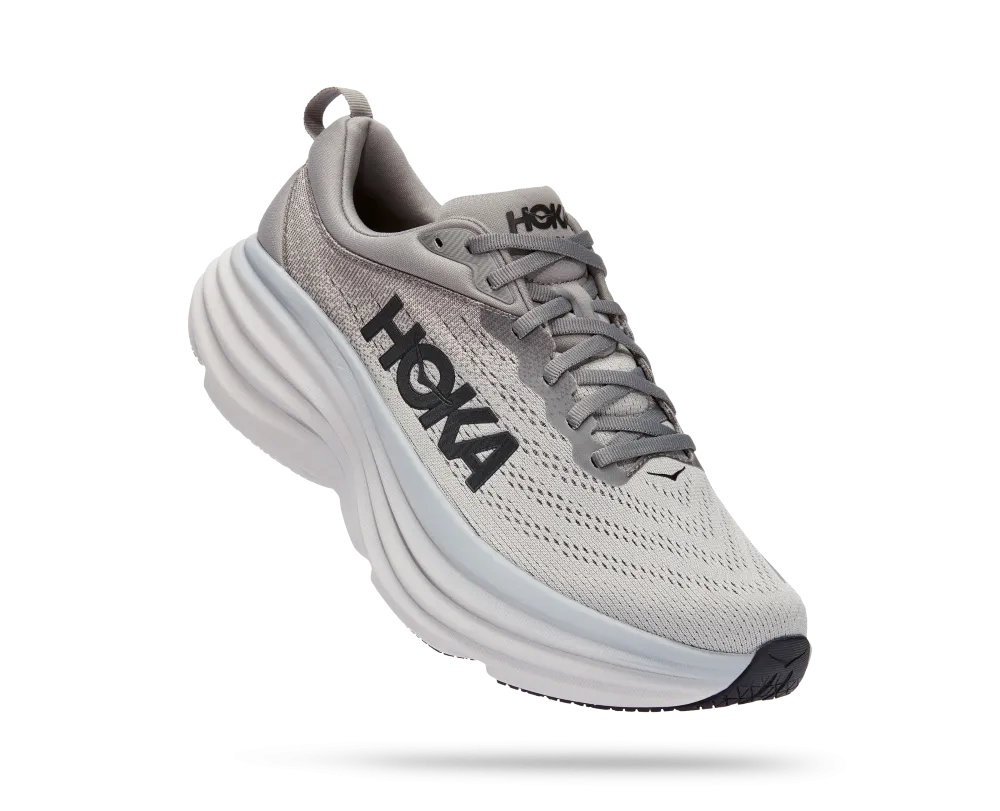 'HOKA' Men's Bondi 8 - Sharkskin / Harbor Mist