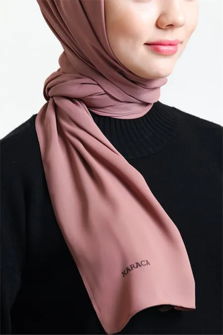 Hybrid Textured Chiffon Shawl - Light Brown