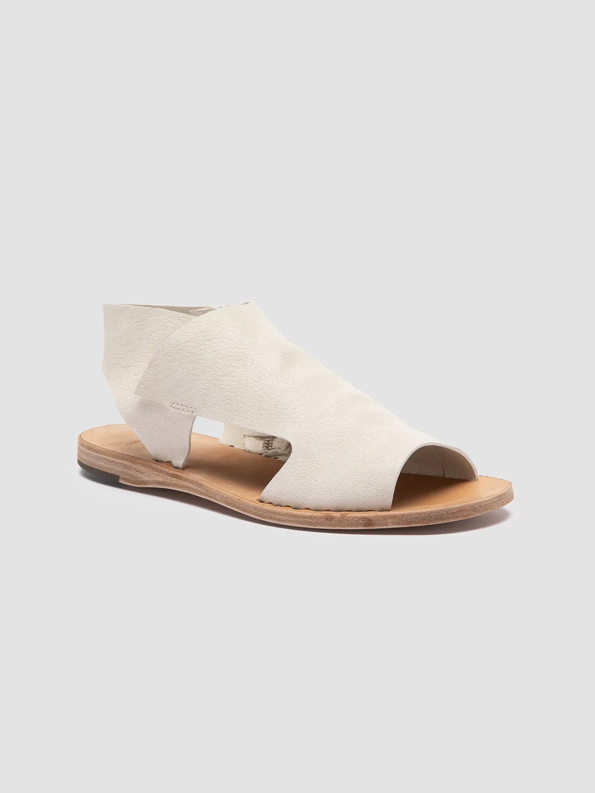 ITACA 033 - White Leather Sandals