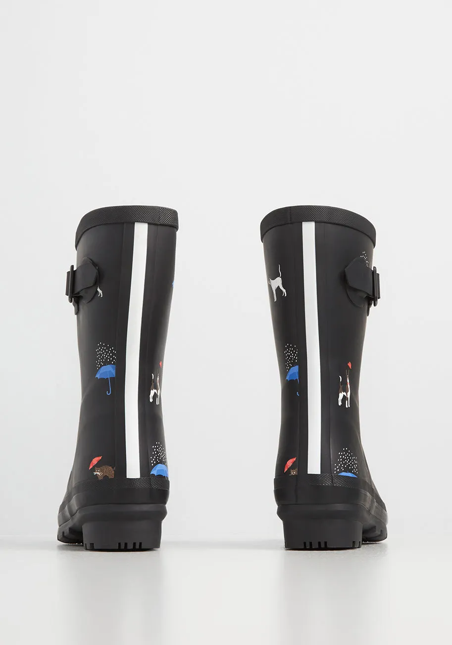 It's Raining Cats and Dogs Rain Boot