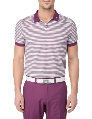 J. Lindeberg Men's Ross Hybrid Pique Polo