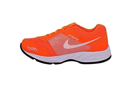 Jabra Men's Pack of jackpot Grey& Hockey Orange Running Shoes-7