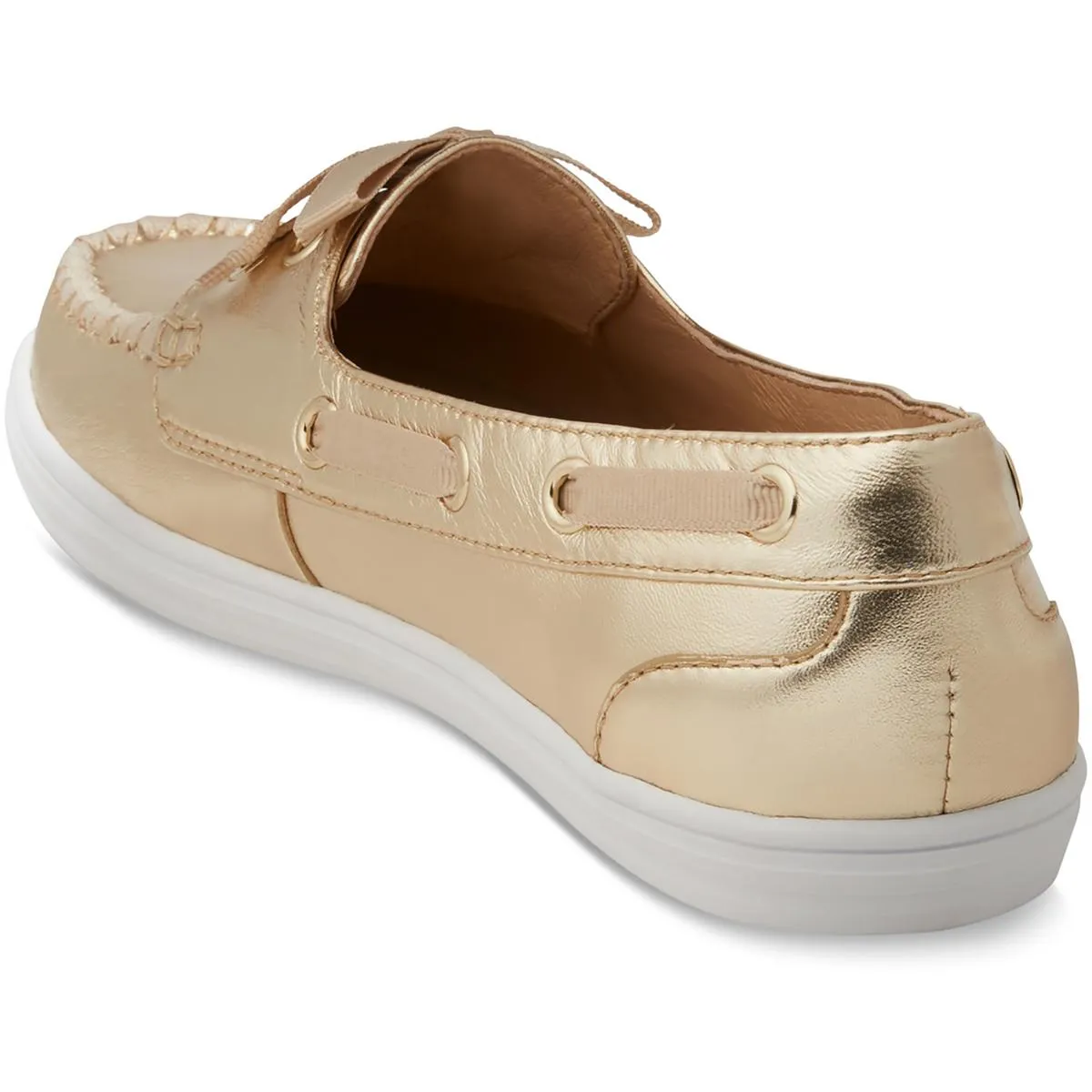 Jack Rogers Womens Bonnie Weekend Leather Slip On Boat Shoes