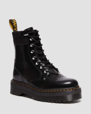 Jadon II Hardware Leather Platform Boots