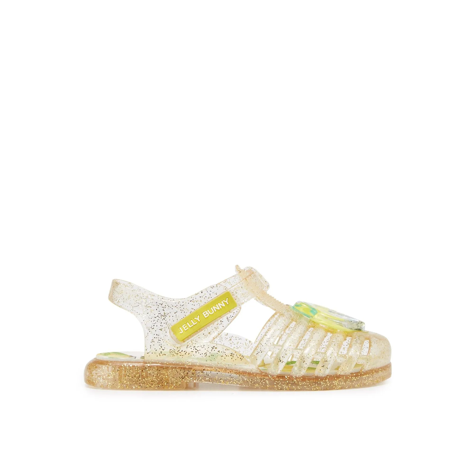 Jb Unicorn Lemon Flat Slingbacks For Girls Yellow