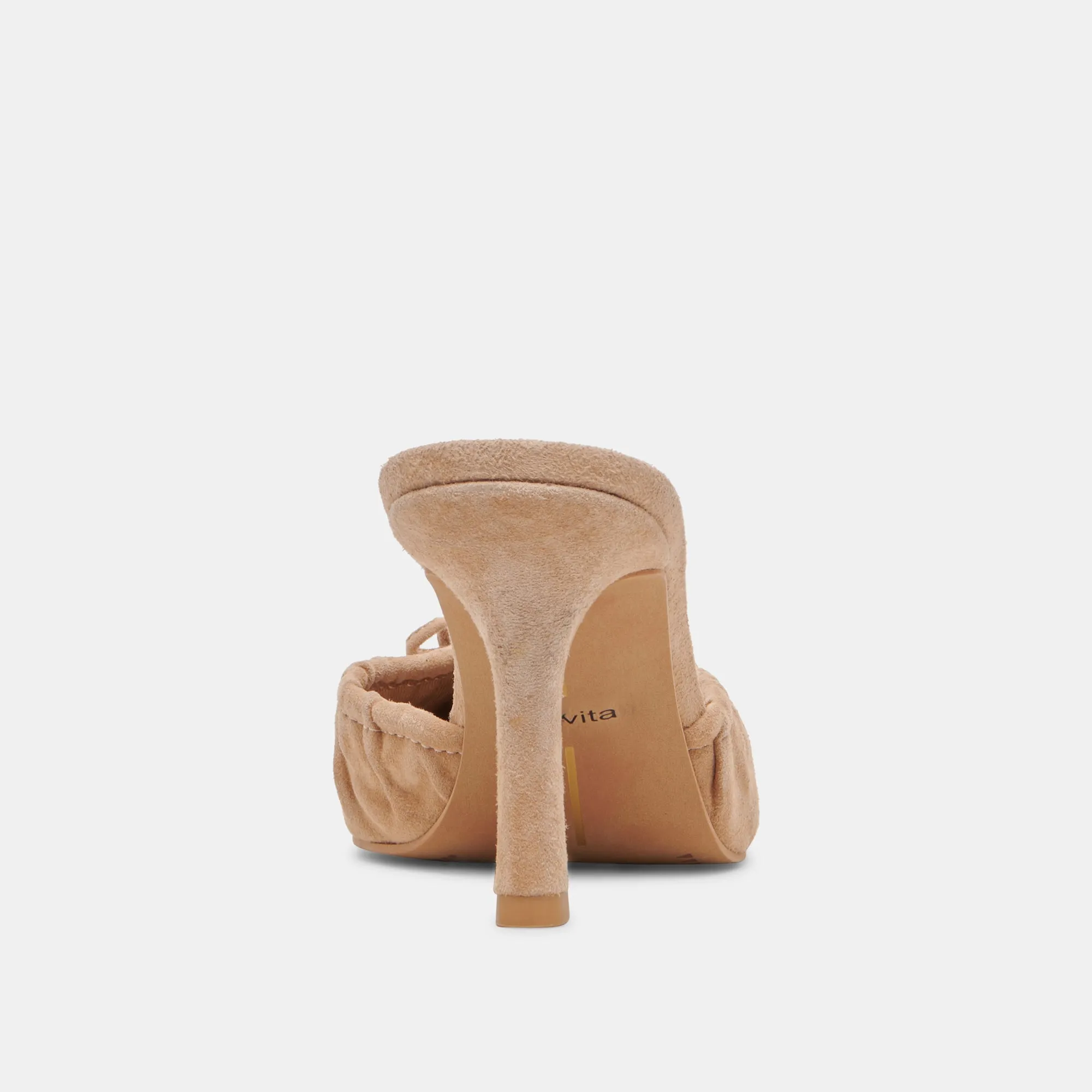 KAIRI HEELS CAMEL SUEDE