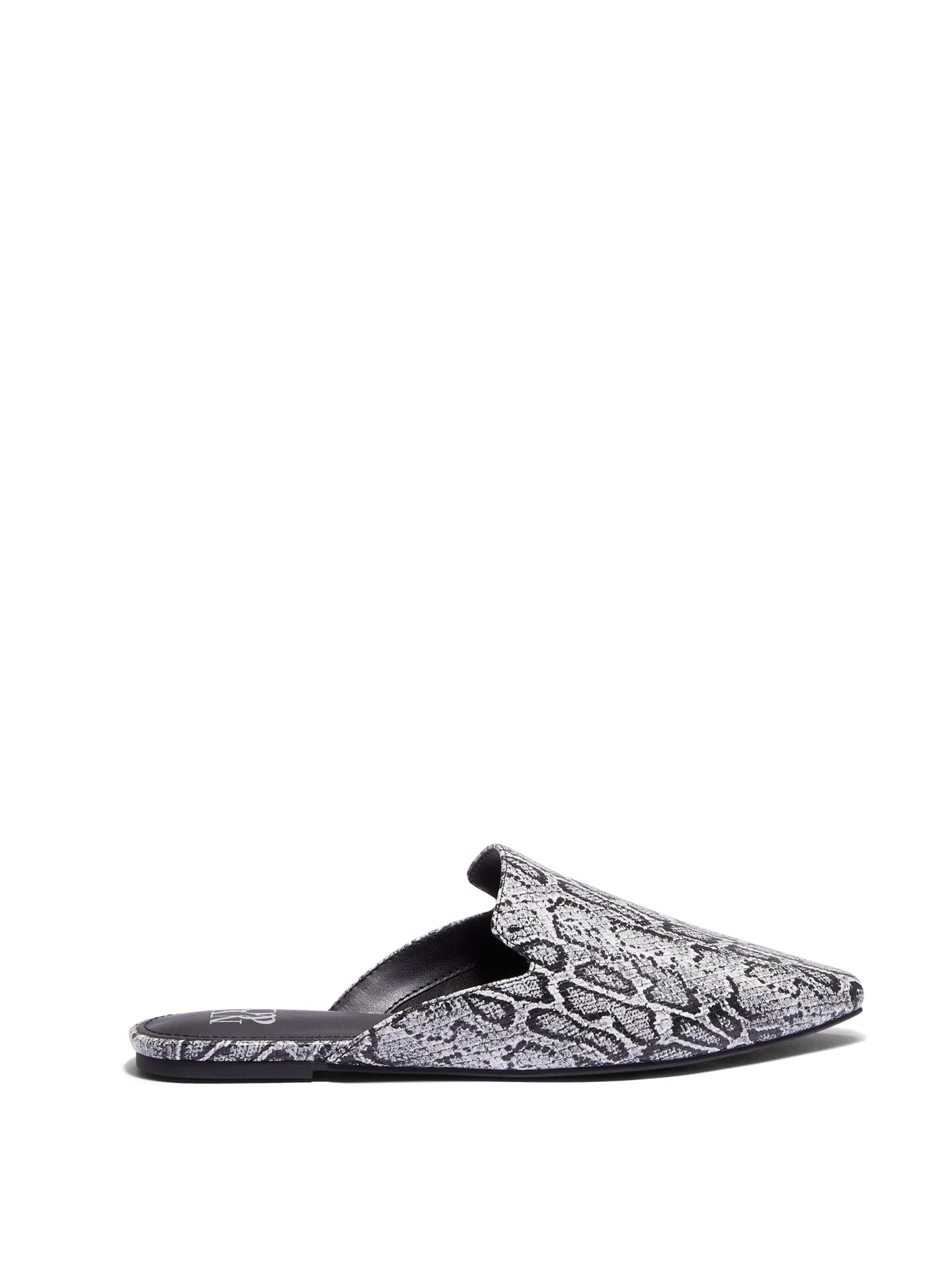 Kate Flat Mule - Snake-Print