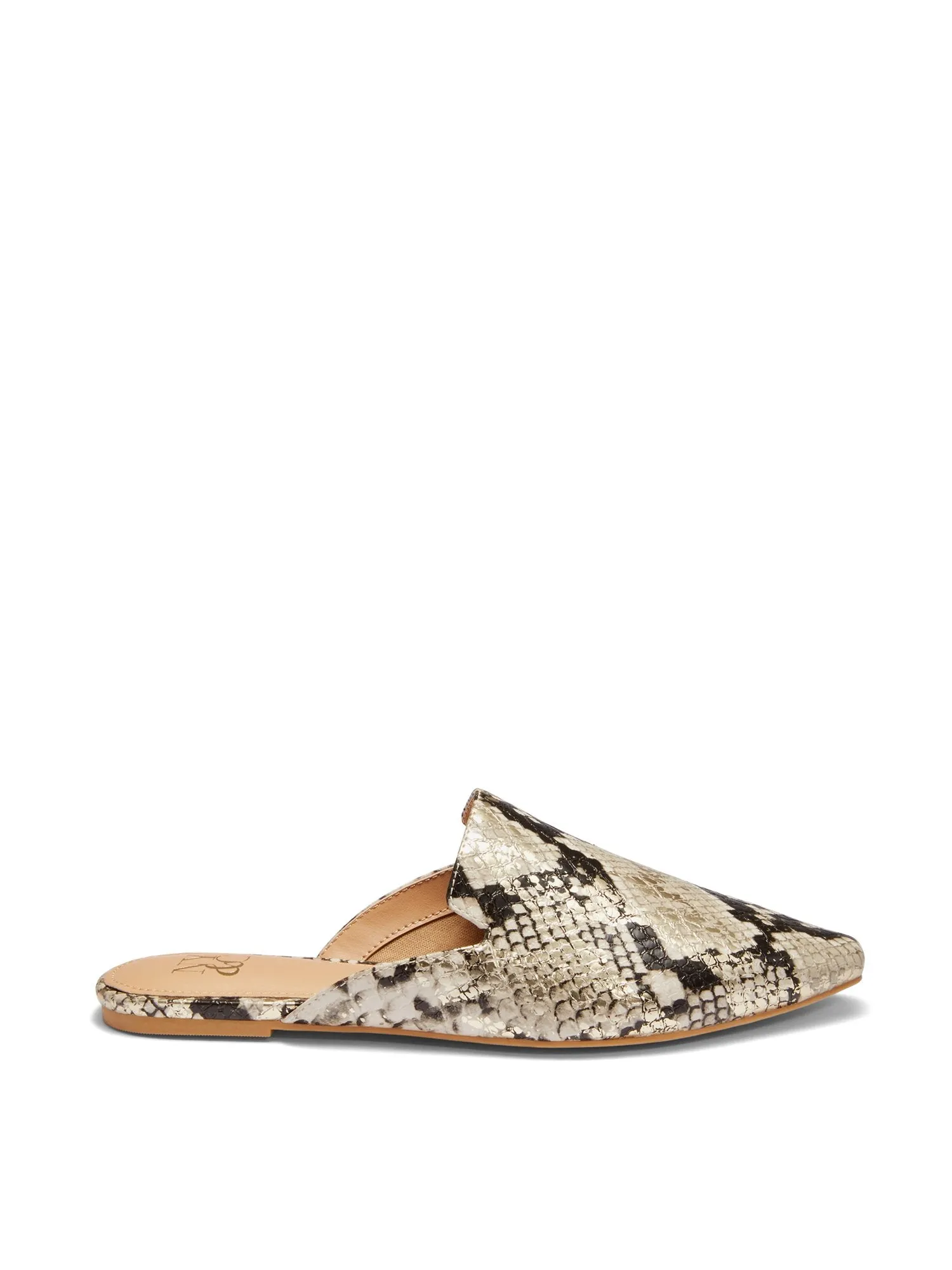 Kate Flat Mule - Snake-Print