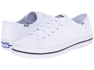 Keds Kickstart Fashion Sneaker White Canvas Lace Up Platfrom Tennis Shoes