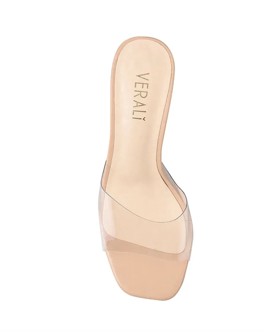 Kiah Mule Heels - Nude Smooth