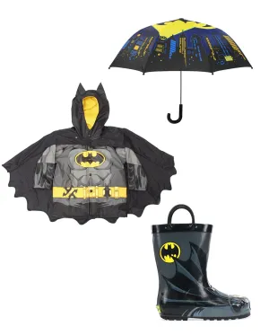 Kids Batman Rain Gear Set