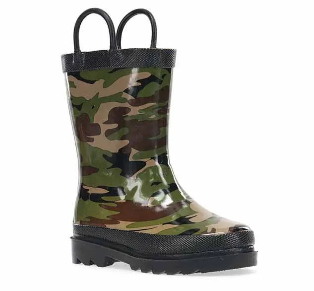 Kid's Camo Rain Boot