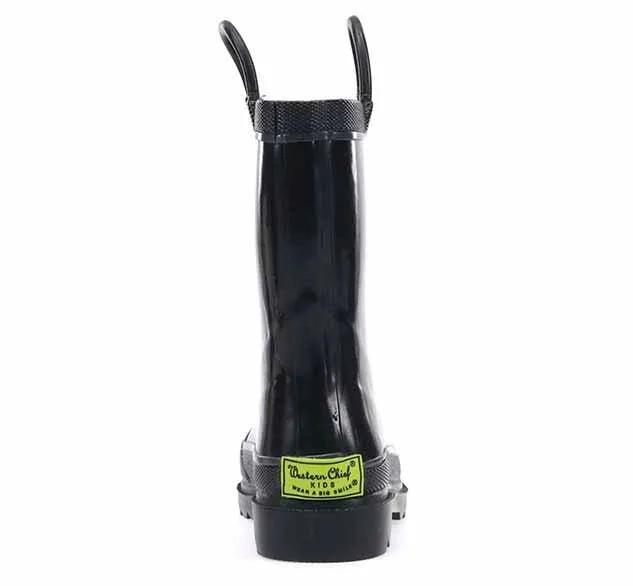 Kids Firechief 2 Rain Boot - Black