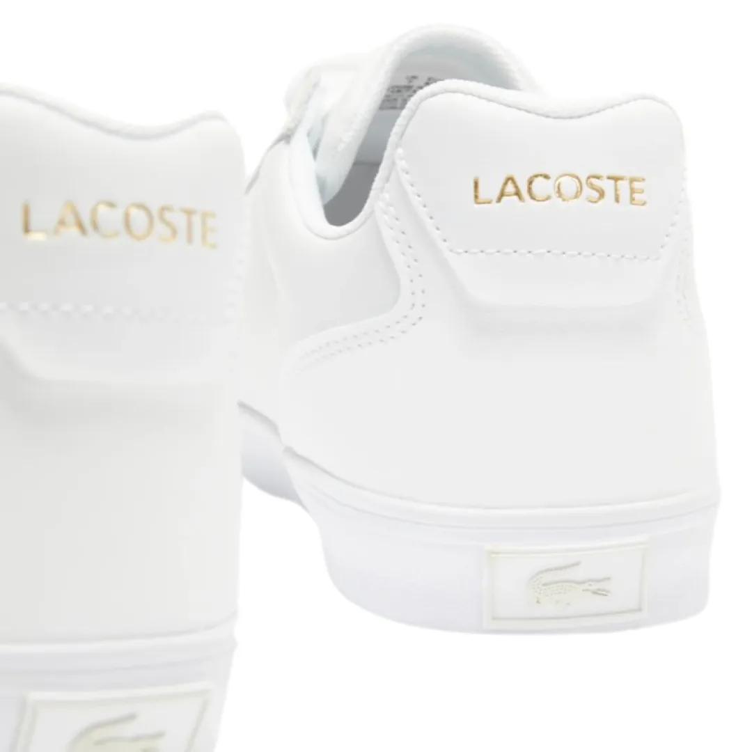 Lacoste Women's Lerond Pro 2223 White Luxe Gold