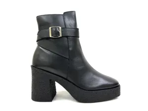 Lara Black Platform High Heels