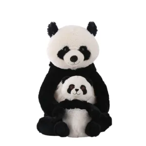 Last Few! Mum & Baby Pandas, Mini Me Heaties With Microwaveable Silica Bead Pillow Insert