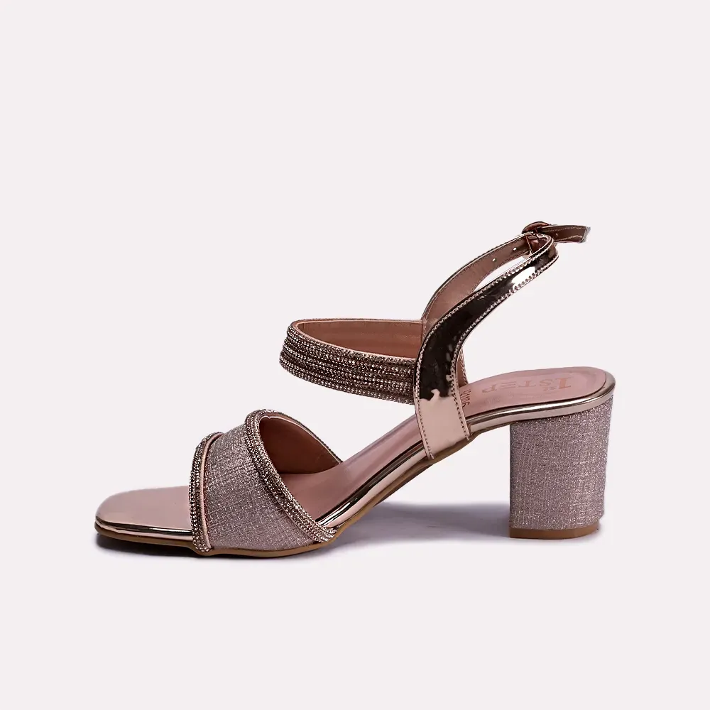 Laurie Peach Heel Sandals 0421106