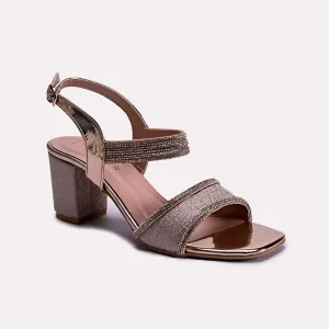 Laurie Peach Heel Sandals 0421106