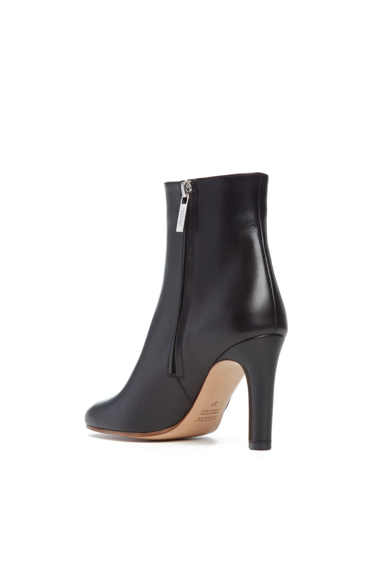 Lila Ankle Boot in Black Leather