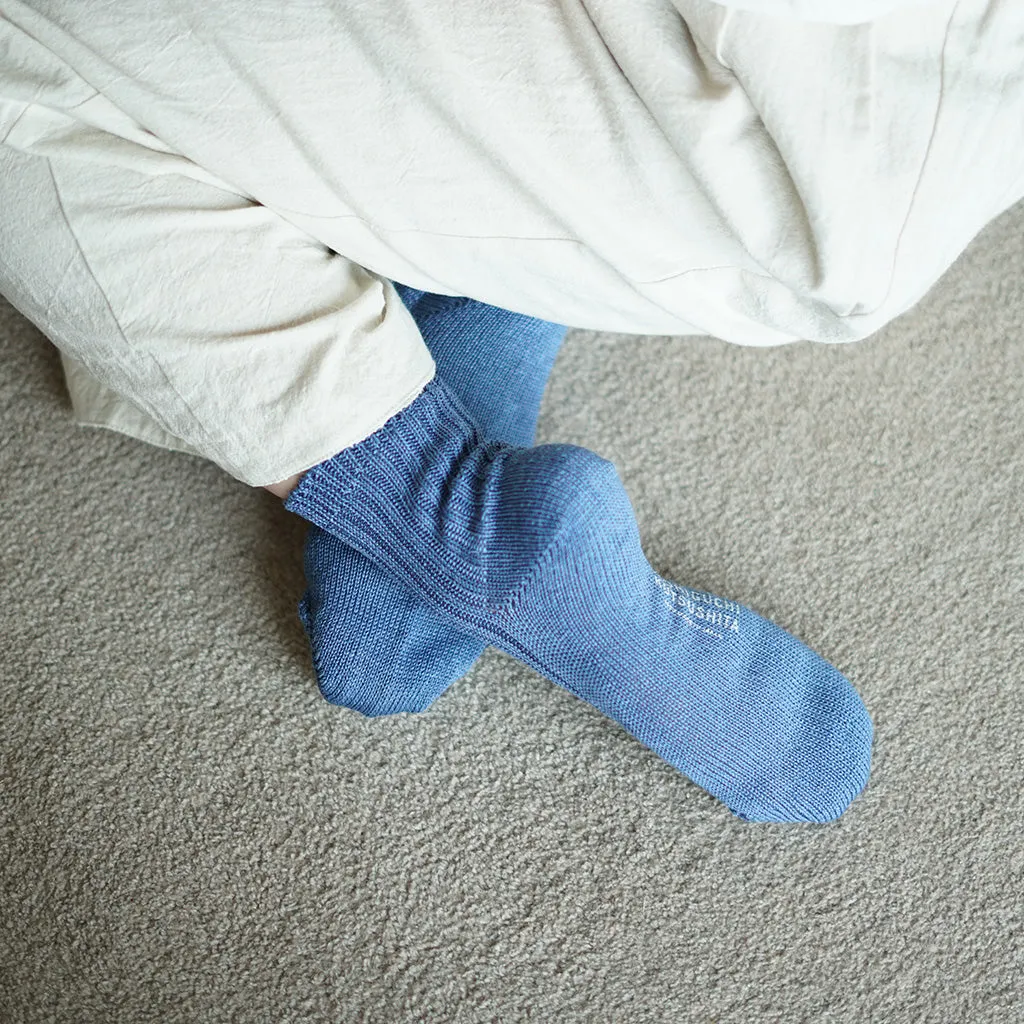 Linen Ribbed Socks