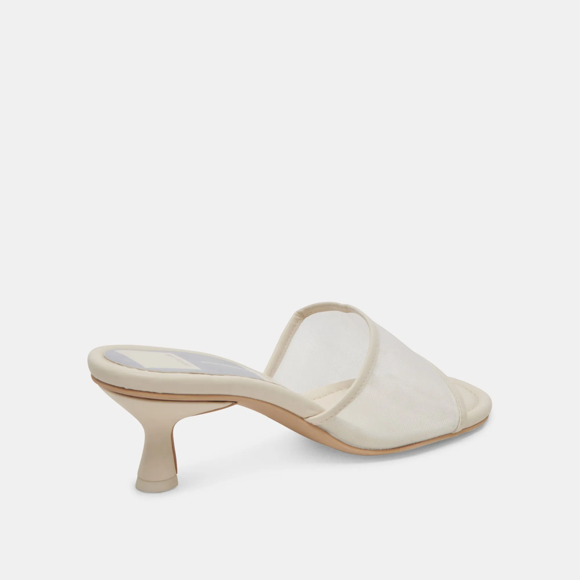 MEEZA HEELS IVORY MESH