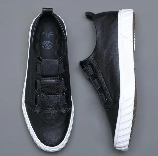 Men Leather Casual Fashion Leather Sneaker