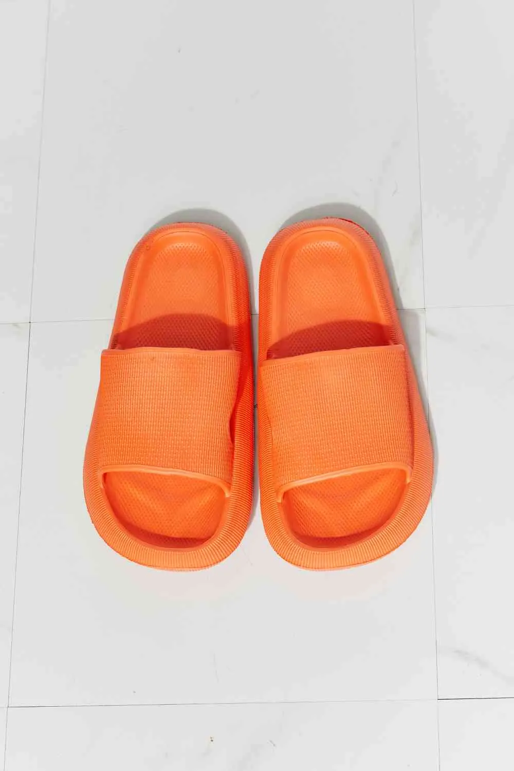 MMShoes Arms Around Me Open Toe Slide in Orange