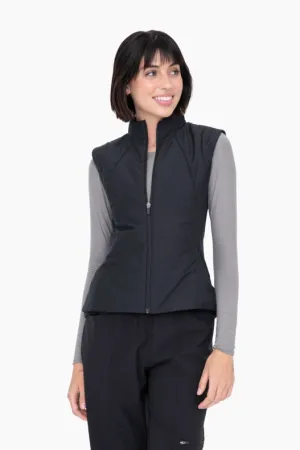 Mono B Fitted Mock Neck Active Vest