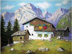 Mountain Hideaway 1000 Piece Jigsaw Puzzle