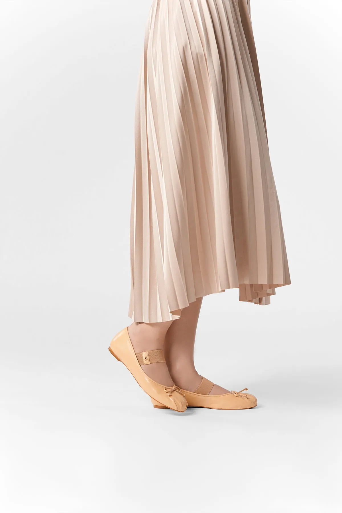 Nara Ballerina Shoes - Beige