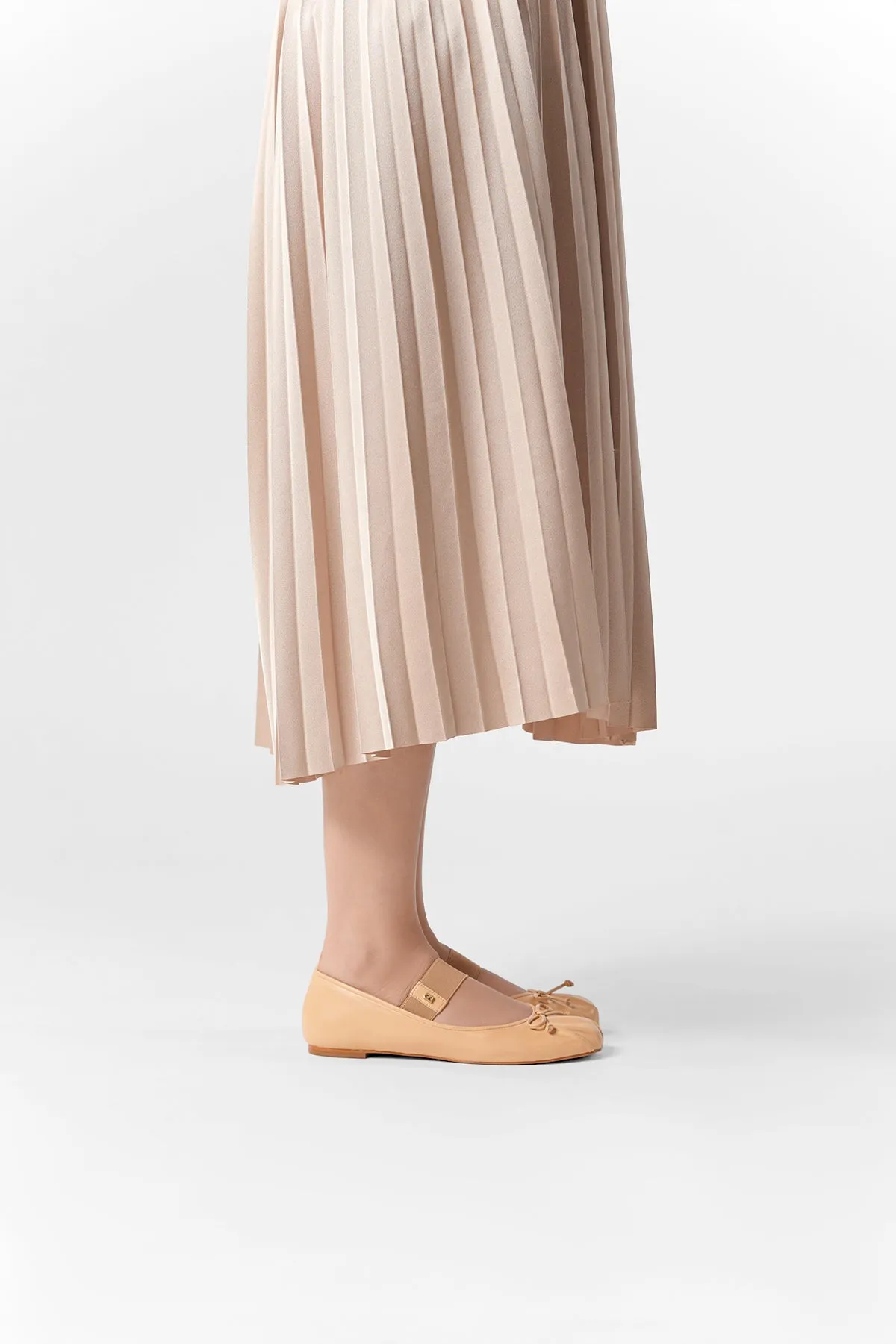 Nara Ballerina Shoes - Beige