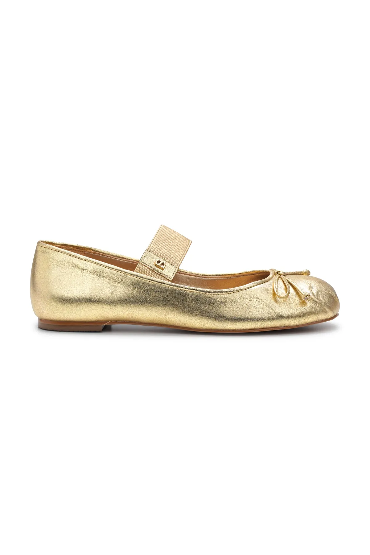 Nara Ballerina Shoes - Gold