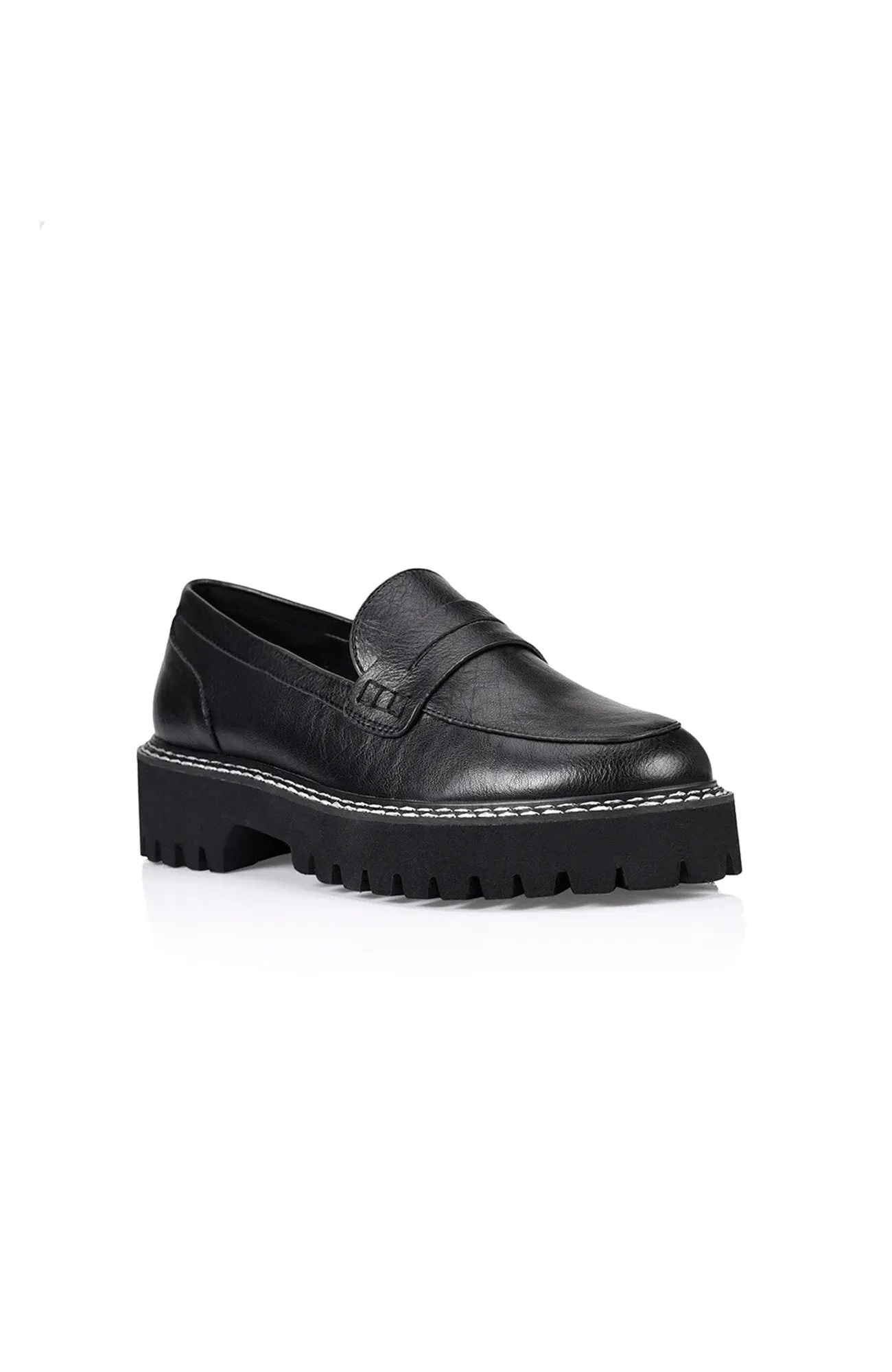 Neo Chunky Loafers Black Smooth