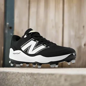 New Balance Fresh Foam 3000 v7 Molded Cleat - Black w/ White