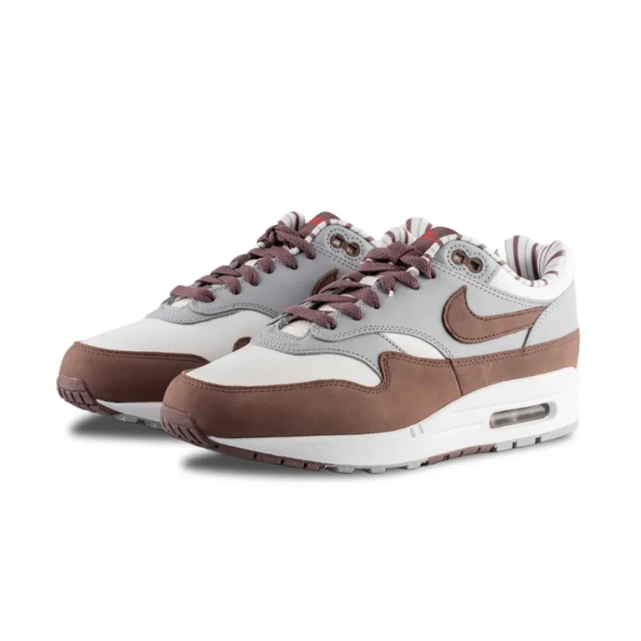 Nike Air MAx 1 Premium Shima Shima Summit White Plum Eclipse Wolf Grey White Siren Red