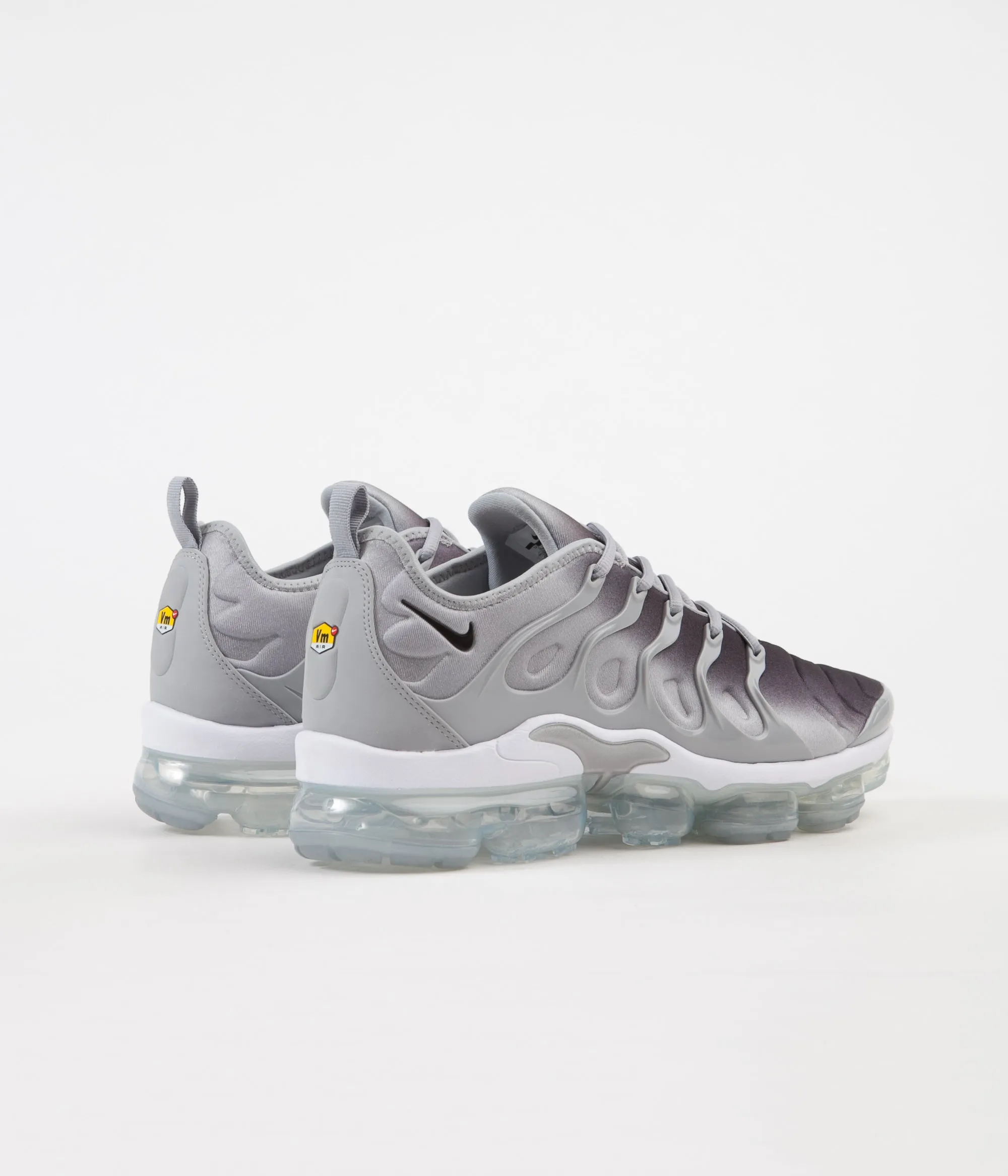 Nike Air VaporMax Plus Shoes - Wolf Grey / Black - White