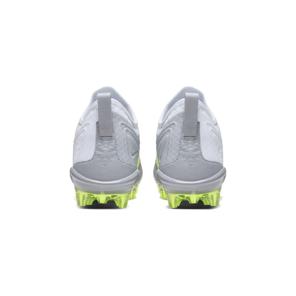 Nike Alpha Huarache 7 Pro White/Grey Lacrosse Cleats