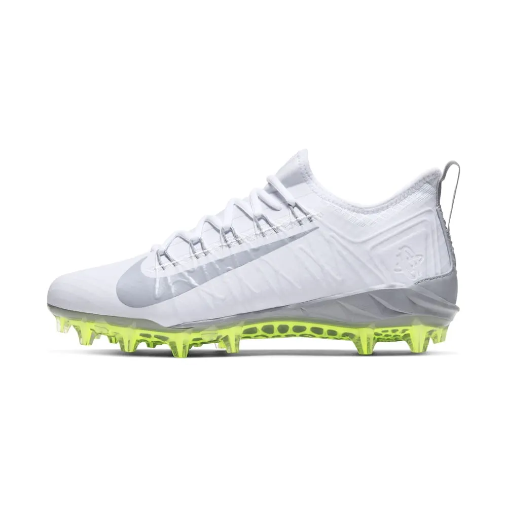 Nike Alpha Huarache 7 Pro White/Grey Lacrosse Cleats