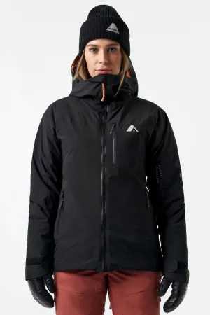 Nina Hybrid Insulated Jacket-Black