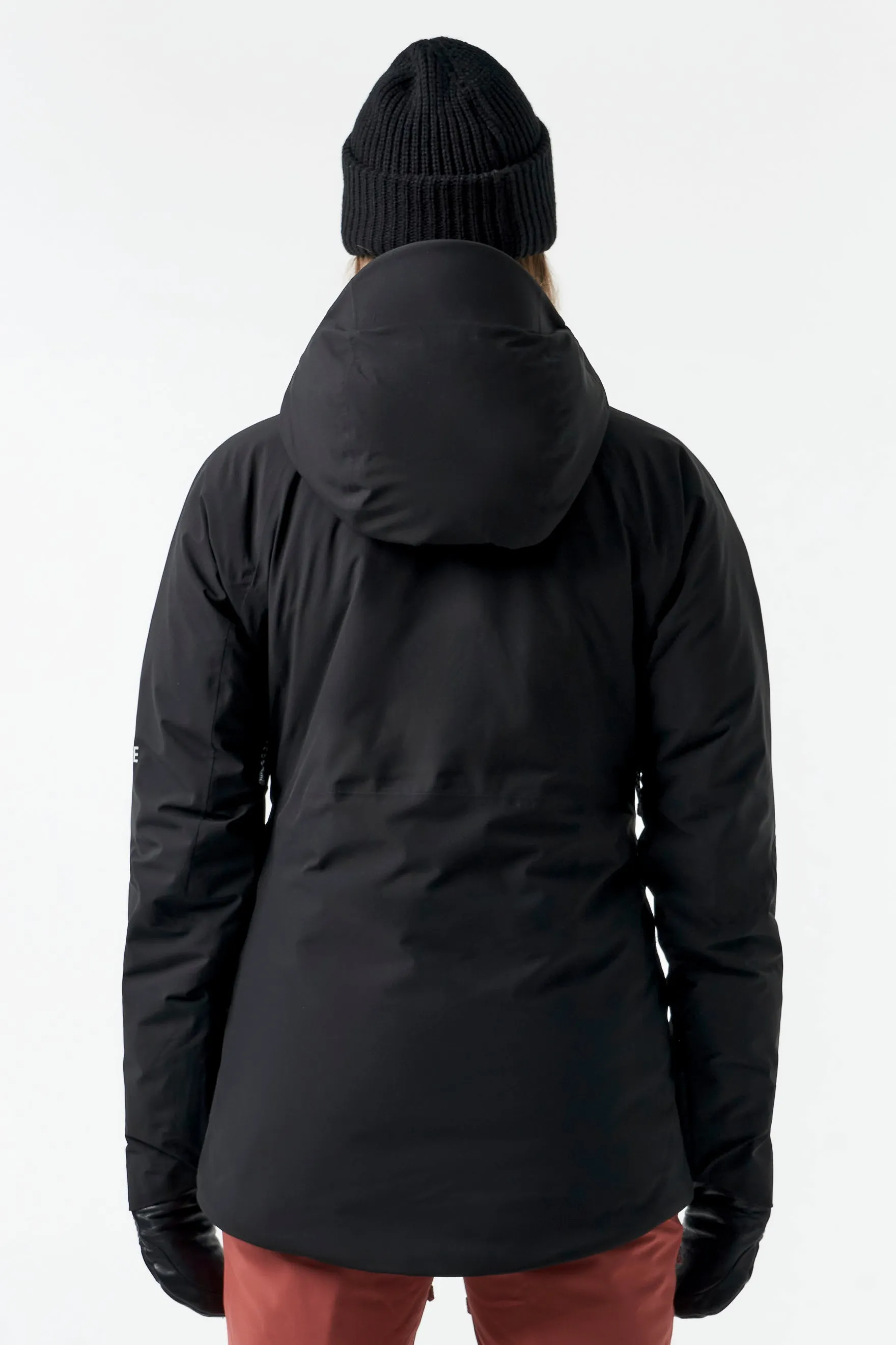 Nina Hybrid Insulated Jacket-Black