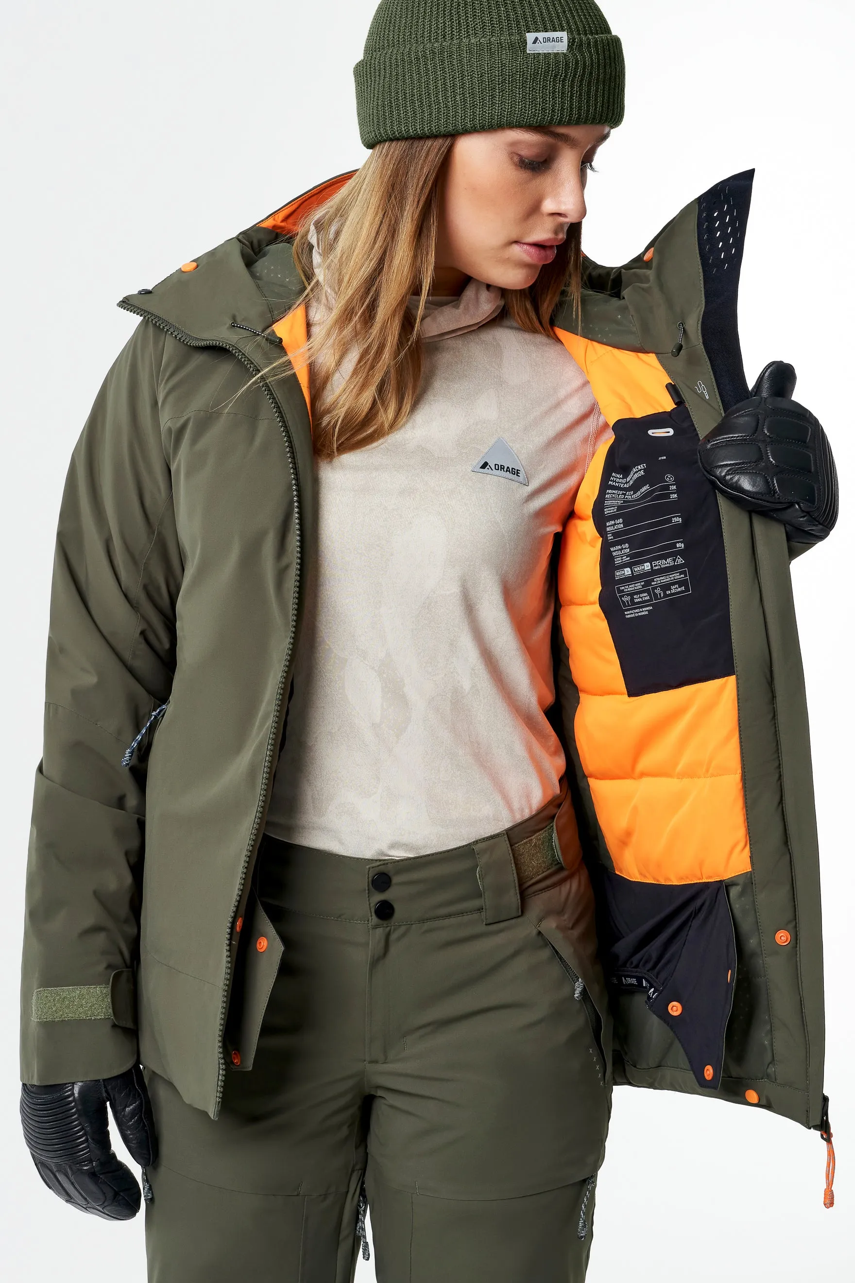 Nina Hybrid Insulated Jacket-Boreal