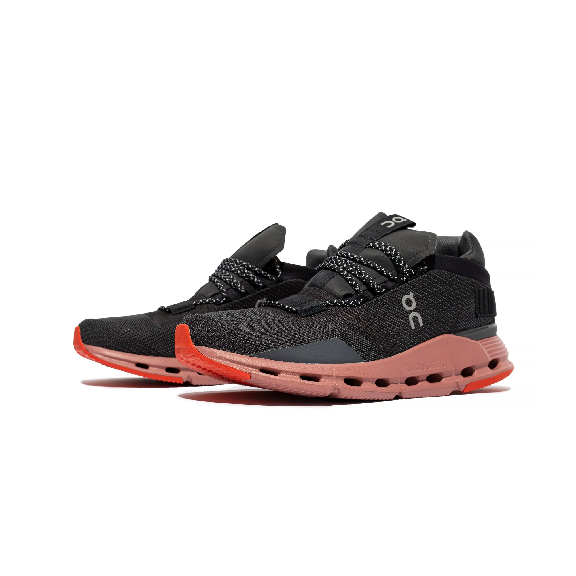 On Womens Cloudnova Shoes 'Eclipse/Rose'